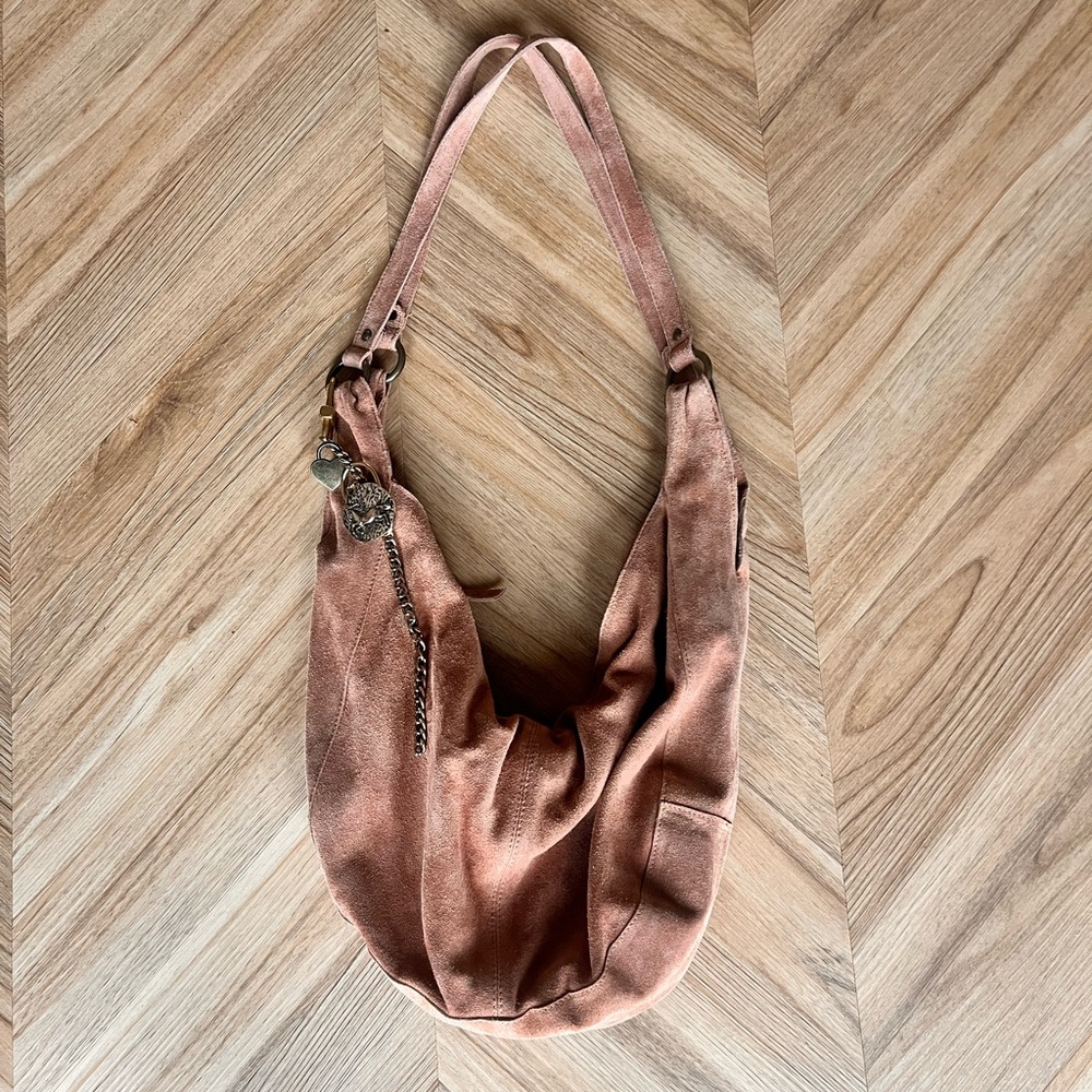 Free People New Roma Suede Shoulder Bag